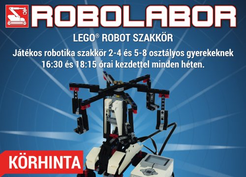 RoboLabor robotika szakkör indul